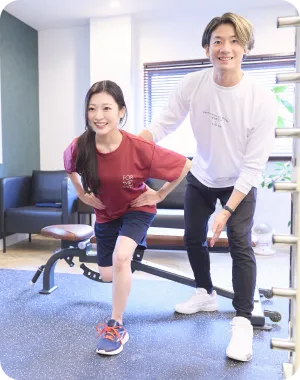 トレーニングマシンの様子