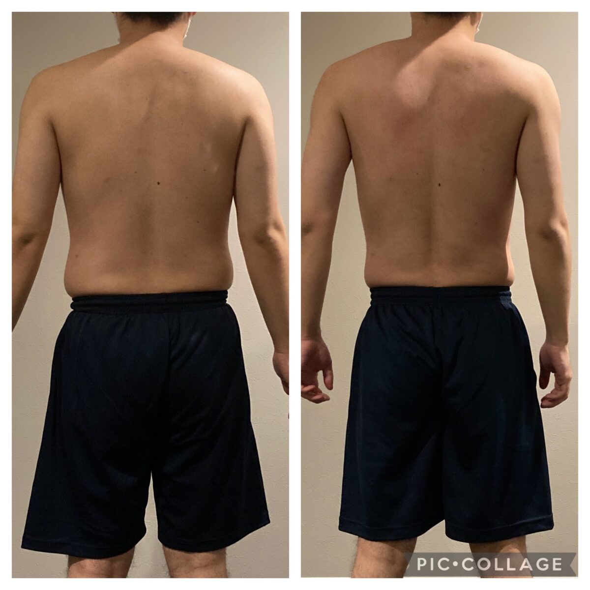 20代　男性ビフォーアフターお写真　FOR”ME”GYM