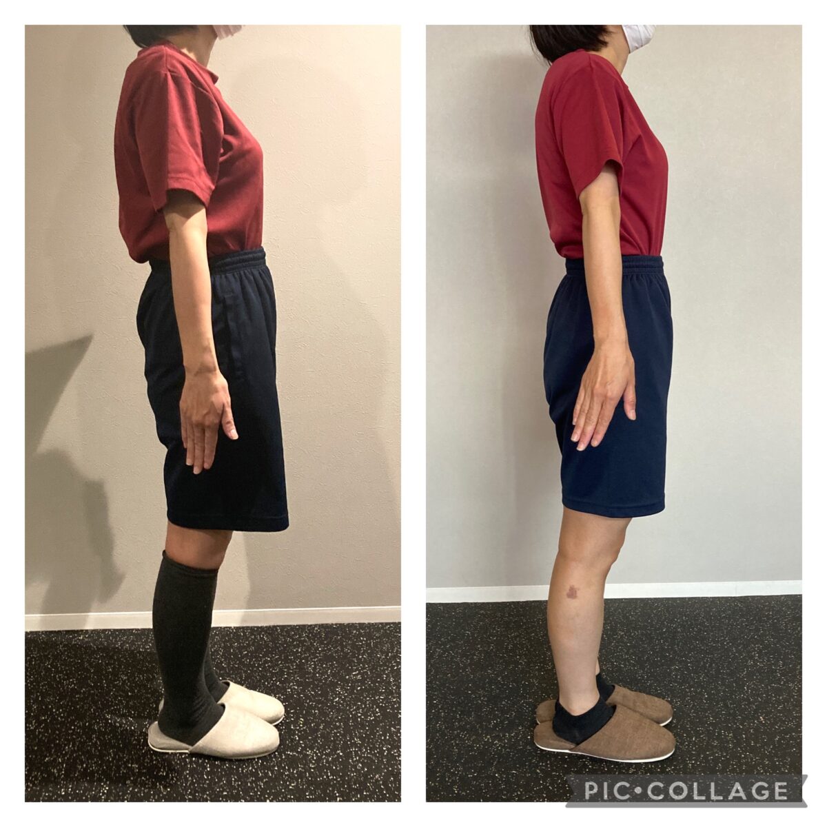 40代　女性　ビフォー/アフター　FOR “ME” GYM大曽根